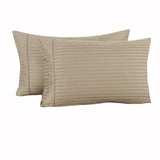 Darrahopens Home & Garden > Bedding Accessorize 325TC Pair of Cuffed Standard Pillowcases Linen