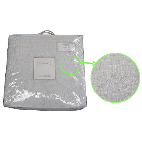 Darrahopens Home & Garden > Bedding Accessorize 380TC Tencel Throw Rug 120 x 210cm