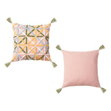 Darrahopens Home & Garden > Bedding Accessorize Adena Blush Filled Square Cushion