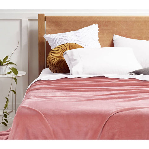 Darrahopens Home & Garden > Bedding Accessorize Clay Super Soft Blanket Queen/King