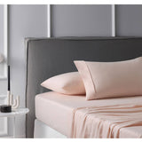 Darrahopens Home & Garden > Bedding Accessorize Cotton Flannelette Sheet Set Blush Double