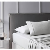 Darrahopens Home & Garden > Bedding Accessorize Cotton Flannelette Sheet Set Light Grey Single