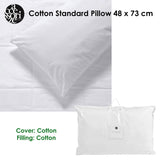 Darrahopens Home & Garden > Bedding Accessorize Cotton Standard Pillow 48 x 73 cm