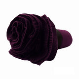 Darrahopens Home & Garden > Bedding Accessorize Double Ruffle Throw Plum