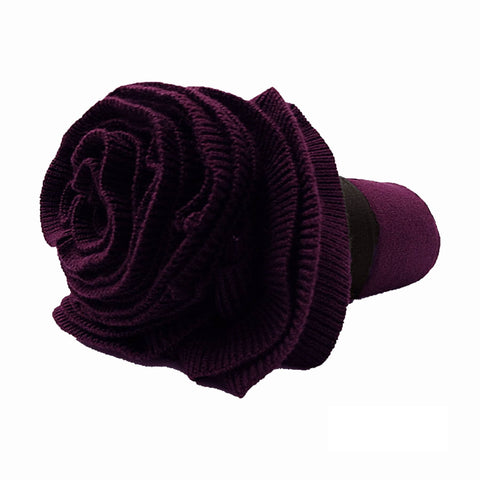 Darrahopens Home & Garden > Bedding Accessorize Double Ruffle Throw Plum