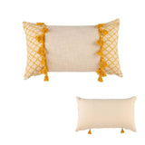 Darrahopens Home & Garden > Bedding Accessorize Eleni Ochre Rectangular Filled Cushion 30cm x 50cm