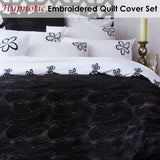 Darrahopens Home & Garden > Bedding Accessorize Hypnotic Black Quilt Cover Set Queen