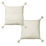 Darrahopens Home & Garden > Bedding Accessorize Indra Cotton Cover Filled Cushion - Off White