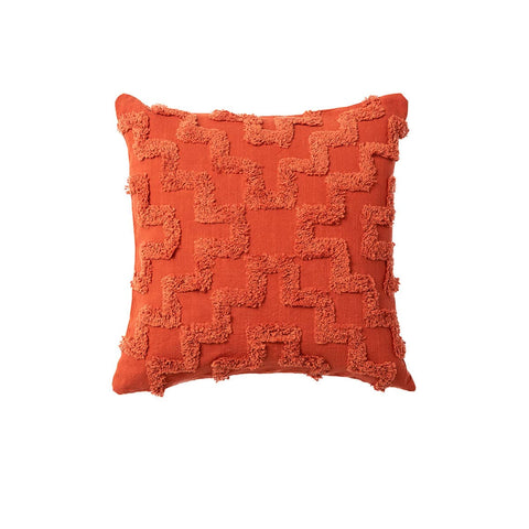Darrahopens Home & Garden > Bedding Accessorize Janni Rust Filled Square Cushion