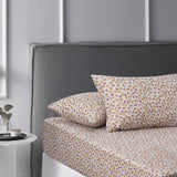 Darrahopens Home & Garden > Bedding Accessorize Lisa Green Washed Cotton Printed Fitted Sheet Set King