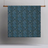 Darrahopens Home & Garden > Bedding Accessorize Lisa Teal Washed Cotton Printed Quilt Cover Set King