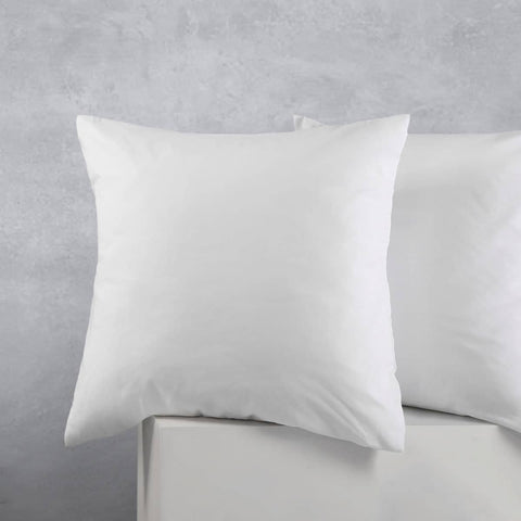 Darrahopens Home & Garden > Bedding Accessorize Pair of Cotton Polyester European Pillowcases White