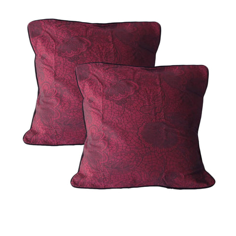 Darrahopens Home & Garden > Bedding Accessorize Pair of Trudie Lace European Pillowcases Pink