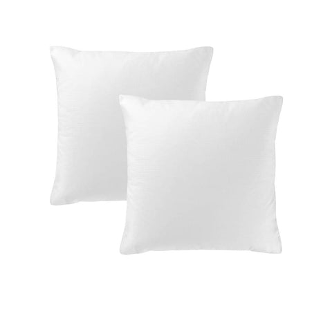 Darrahopens Home & Garden > Bedding Accessorize Pair of Waffle White Cotton European Pillowcases