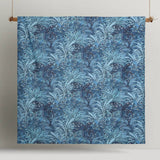 Darrahopens Home & Garden > Bedding Accessorize Palm Leopard Blue Cotton Quilt Cover Set Queen