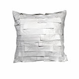 Darrahopens Home & Garden > Bedding Accessorize Pleats White 45x45 cm Square Filled Cushion