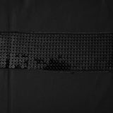 Darrahopens Home & Garden > Bedding Accessorize Sequins Black Quilt Cover Set Double
