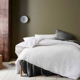 Darrahopens Home & Garden > Bedding Accessorize Soho Waffle White Quilt Cover Set Queen