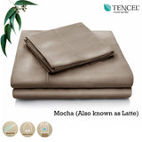 Darrahopens Home & Garden > Bedding Accessorize Tencel Cotton Blend Sheet Set Mocha (Also Known as Latte) Single