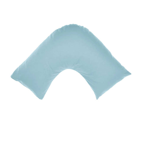 Darrahopens Home & Garden > Bedding Algodon 300TC Cotton V Shape Pillowcase Denim