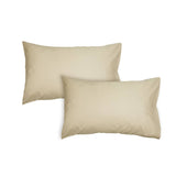 Darrahopens Home & Garden > Bedding Algodon Pair of 300TC Cotton Standard Pillowcases Stone