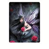 Darrahopens Home & Garden > Bedding Anne Stoke Rose Fairy Polar Fleece Throw