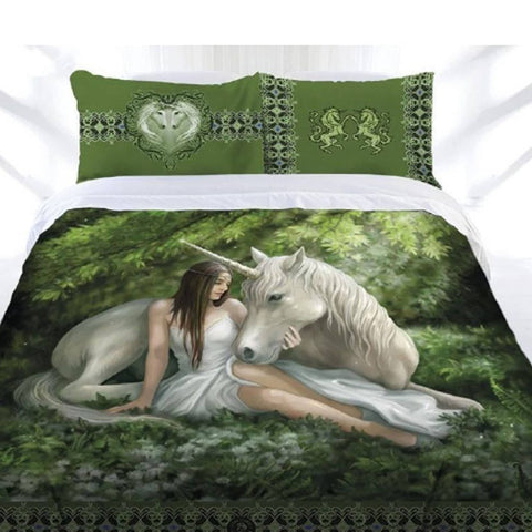 Darrahopens Home & Garden > Bedding Anne Stokes Pure Heart Quilt Cover Set King