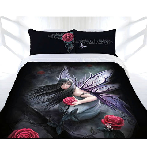 Darrahopens Home & Garden > Bedding Anne Stokes Rose Fairy Quilt Cover Set Single