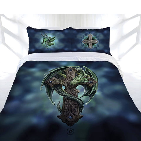 Darrahopens Home & Garden > Bedding Anne Stokes Woodland Guardian Quilt Cover Set Queen