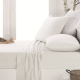 Darrahopens Home & Garden > Bedding Apartmento Easy-care Micro Flannelette Sheet Set Snow King Single