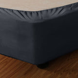Darrahopens Home & Garden > Bedding Apartmento Stretch Valance Slate LONG SINGLE
