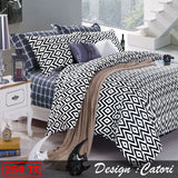Darrahopens Home & Garden > Bedding Ardor 250TC Cotton Quilt Cover Set Catori QUEEN
