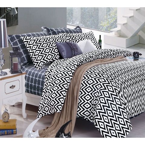 Darrahopens Home & Garden > Bedding Ardor 250TC Cotton Quilt Cover Set Catori QUEEN