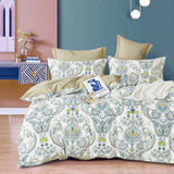 Darrahopens Home & Garden > Bedding Ardor 250TC Yarmin Moroccan Cotton Sateen Quilt Cover Set Queen
