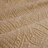 Darrahopens Home & Garden > Bedding Ardor Chateau Cinnamon Embossed Quilt Cover Set King