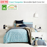 Darrahopens Home & Garden > Bedding Ardor Coast Reversible Quilt Cover Set QUEEN