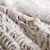 Darrahopens Home & Garden > Bedding Ardor Faux Fur Bear 3 Piece Comforter Set Single/Double