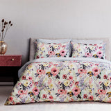 Darrahopens Home & Garden > Bedding Ardor Holly Printed Floral Quilt Cover Set King