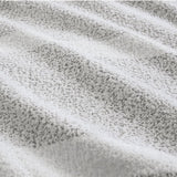Darrahopens Home & Garden > Bedding Ardor Liam Chenille Textured Grey Quilt Cover Set Queen