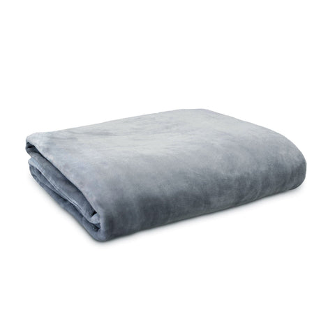 Darrahopens Home & Garden > Bedding Ardor Lucia Luxury Push Blanket Silver Super King
