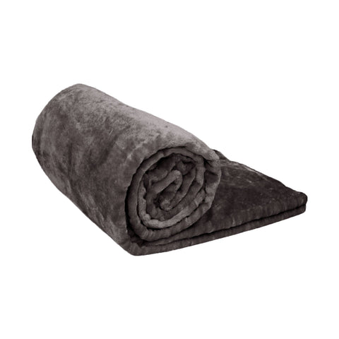 Darrahopens Home & Garden > Bedding Ardor Lucia Luxury Push Throw Charcoal