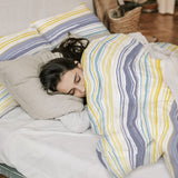 Darrahopens Home & Garden > Bedding Ardor Milford Seafoam Polyester Cotton Quilt Cover Set King