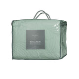 Darrahopens Home & Garden > Bedding Ardor Molly Palm Green Quilted Quilt Cover Set Queen
