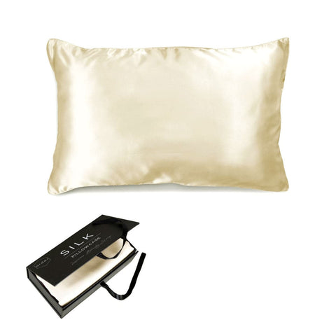Darrahopens Home & Garden > Bedding Ardor Mulberry Silk Standard Pillowcase Ivory Dreams