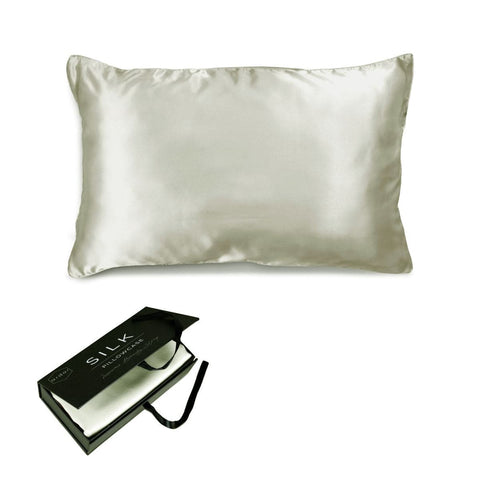 Darrahopens Home & Garden > Bedding Ardor Mulberry Silk Standard Pillowcase Silver Nights
