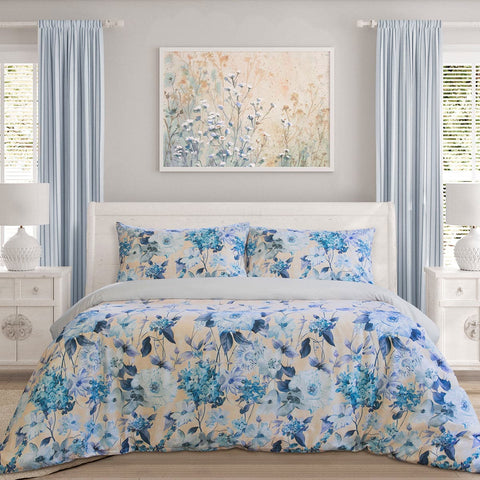 Darrahopens Home & Garden > Bedding Ardor Peach Blossom Printed Quilt Cover Set King