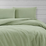Darrahopens Home & Garden > Bedding Ardor Preston Pale Green Embossed Quilt Cover Set Queen