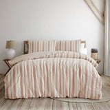 Darrahopens Home & Garden > Bedding Ardor Seersucker Quilt Cover Set Lisbon Shell Queen