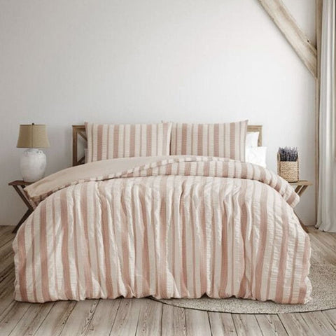 Darrahopens Home & Garden > Bedding Ardor Seersucker Quilt Cover Set Lisbon Shell Queen