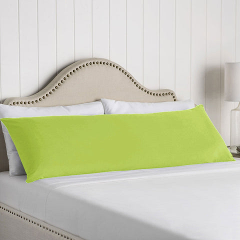 Darrahopens Home & Garden > Bedding Artex 100% Cotton Body Pillowcase Chartreuse